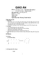 giáo án mầm non giáo dục thể chất