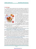 Bài báo cáo Biến đổi hóa sinh ở trái cây