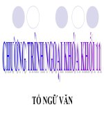 NGOẠI KHÁO TỔ VĂN LỚP 11