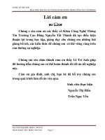 Khóa luận tốt nghiệp Khai thác một số ứng dụng MS office trong công tác văn phòng