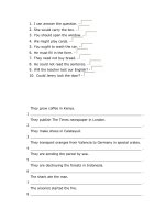 Câu bị động (passive voice)