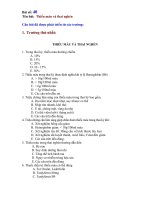 Trắc nghiệm có đáp án sản khoa phần thiếu máu và thai nghén