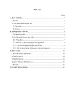 SKKN MÔN HÓA Phương pháp giải bài tập Poolime. THPT ĐẶNG THAI MAI