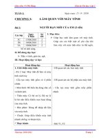 Tin học lớp 3 tuần 1 - 27