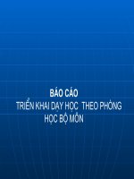 Công tác quản lí, khai thác sử dụng thiết bị, đồ dùng
