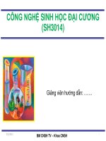 công nghệ sinh học đại cương học viện nông nghiệp các phương pháp và ứng dụng của Công nghệ sinh học thực vật