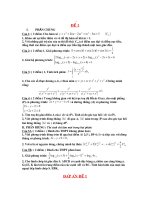 đề mới nhất có lời giải