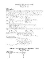 Dề thi HSG văn 6 có đáp án cực hay