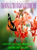 Tiết 20-Cân bằng nội môi