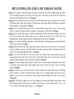 Đề cương cấp thoát nước đô thị utc full