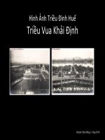 Hinh anh trieu dinh nha Nguyen