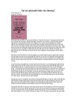 Tại sao phải phê bình văn chương