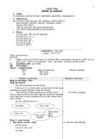 Giáo án Tiếng Anh lớp 7 (hay)