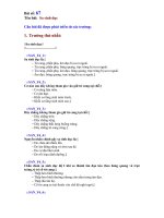 Trắc nghiệm có đáp án sản khoa phần sa sinh dục