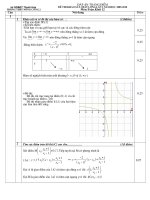 Đề toán 12 KSCL lần 3-2010