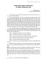 hướng dẫn soạn công cụ đánh giá kỹ năng