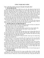 Đề cương ôn tập môn công nghệ phần mềm có đáp án