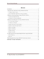 BÁO CÁO THỰC TẬP TỔNG HỢP TẠI CÔNG TY ROSANO VIỆT NAM