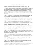 QUÁ TRÌNH HOẠT ĐỘNG CỦA NGUYỄN ÁI QUỐC