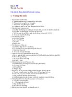 Trắc nghiệm có đáp án sản khoa phần suy thai