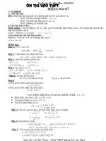 đề ôn thi lên lớp 10