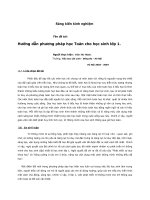 SKKN hướng dẫn phương pháp học toán cho học sinh lớp 1 tiểu học cát linh   đống đa   hà nội