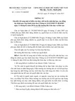 QUY CHẾ THI TUYỂN SINH ĐẠI HỌC, CAO ĐẲNG-sửa đổi