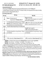 KẾ HOẠCH TUẦN 27