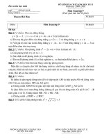 De ky II toan 9 nam 09-10 co dap an