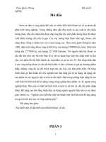 luận văn công nghệ sinh học  Nghiên cứu chế biến tinh bột thành tinh bột biến tính để ứng dụng trong tinh bột hoà tan và công nghiệp giấy