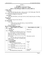 giáo án tin học lớp 3 hoàn chỉnh