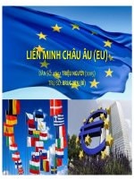 Liên minh châu Âu EU tiết 1