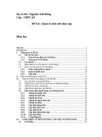đồ án công nghệ thông tin Xây dựng một hệ thống quản lý sinh viên thực tập khoa công nghệ thông tin trường ĐHBK Hà Nội