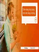 Tiềm năng ứng dụng trên nền tảng di động