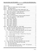 Báo cáo thực tập tốt nghiệp tại Công trình cao ốc, trung tâm giao dịch thương mại quốc tế FOSCO và Công trình Dự án 4216 căn hộ tại khu dân cư 30,224 ha