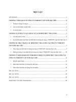 Hoàn thiện các hình thức trả lương tại công ty TNHH MTV cấp nước Bạc Liêu