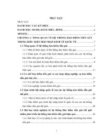 Luận văn thạc sỹ: Bảo hiểm Tiền gửi Việt Nam trong điều kiện Việt Nam hội nhập kinh tế quốc tế  Thực trạng và một số khuyến nghị