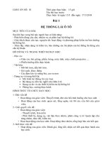 GA BẢO DƯỠNG SỬA CHỮA HỆ THỐNG LÁI