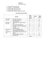 Ma trận+đề KT nhóm 4( lớp 11 HK2 chuẩn)