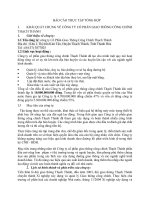 báo cáo thực tập tại công ty Cổ Phần Giao Thông Công Chính Thạch Thành