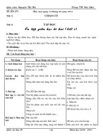 Tuan 27 lop 2 cac mon