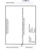 luận văn tài nguyên môi trường ĐÁNH GIÁ TÁC ĐỘNG DỰ ÁN TRỒNG RỪNG VIỆT - ĐỨC KFW3 TRÊN ĐỊA BÀN HUYỆN CAO LỘC TỈNH LẠNG SƠN