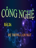 bai 26 he thong lam mat