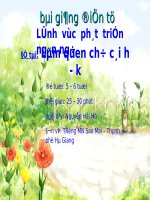 lan quen voi chu cai h-k