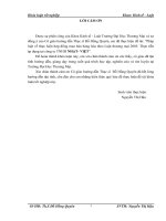 luận văn Pháp luật về thực hiện hợp đồng mua bán hàng hóa theo Luật Thương mại 2005.Thực tiễn áp dụng tại công ty TNHH NHẬT- VIỆT