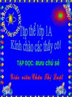 tập đọc mưu chú sẻ