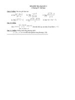 ĐỀ ĐÁP ÁN-MA TRẬN ĐỀ KT1TIET CHƯƠNG G-HAN 11NC