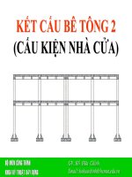 Bài giảng kết cấu bê tông cốt thép 2 (Cấu kiện nhà cửa)-chương 3 Móng BTCT