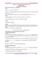 Đề và lời giải đề số 3 HOCMAI.VN