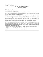 Đè +Đ/A HSG tỉnh Quảng Ninh